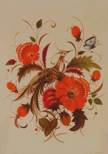 Sokolenko V. Decorative panel with bird