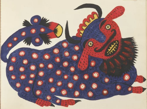 Blue bull… (Sheet from album No. 1)