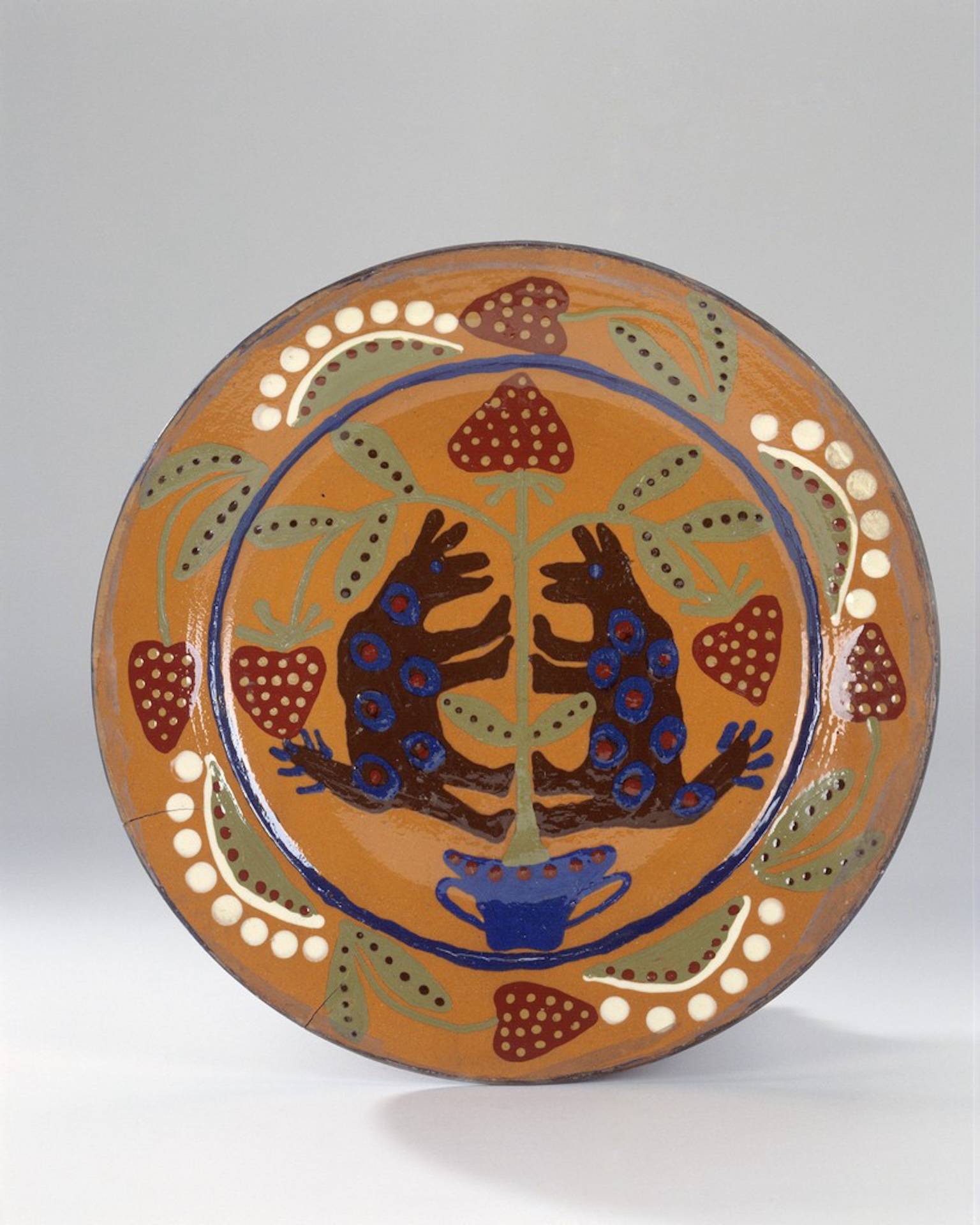 Марія Примаченко (1908–1997). Таріль декоративний