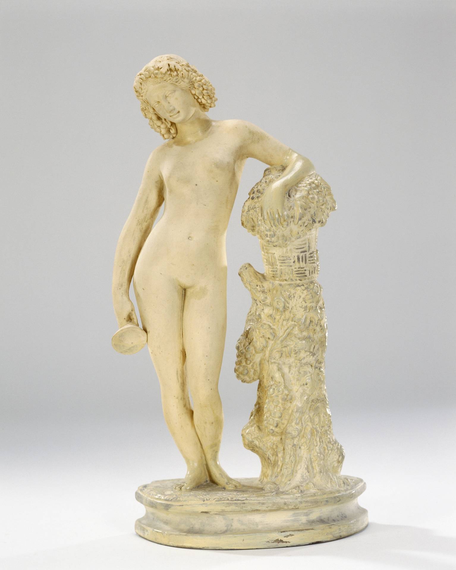 Bacchante (Girl with Grapes). Figurine